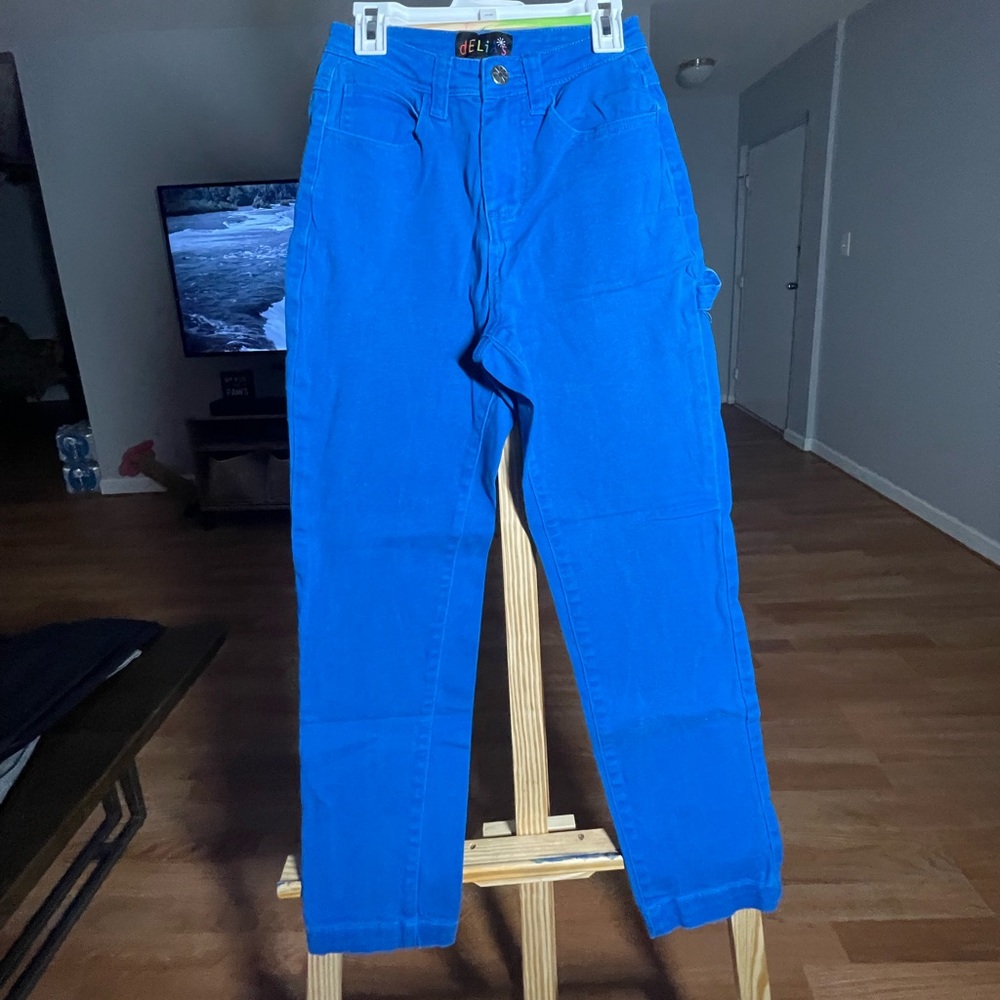 dELiA*s Vibrant Blue Cropped Pants
